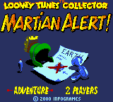 Martian Alert Title Screen